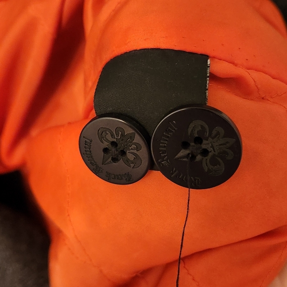 Rock Revival Charcoal Gray Wool Blend Modern Double-breasted Peacoat - size XL - Picture 3 of 7